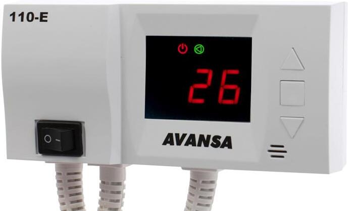 Termostat AVANSA 110E příložný