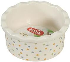 Miska keramická COSY hlodavec 150ml puntíky Zolux