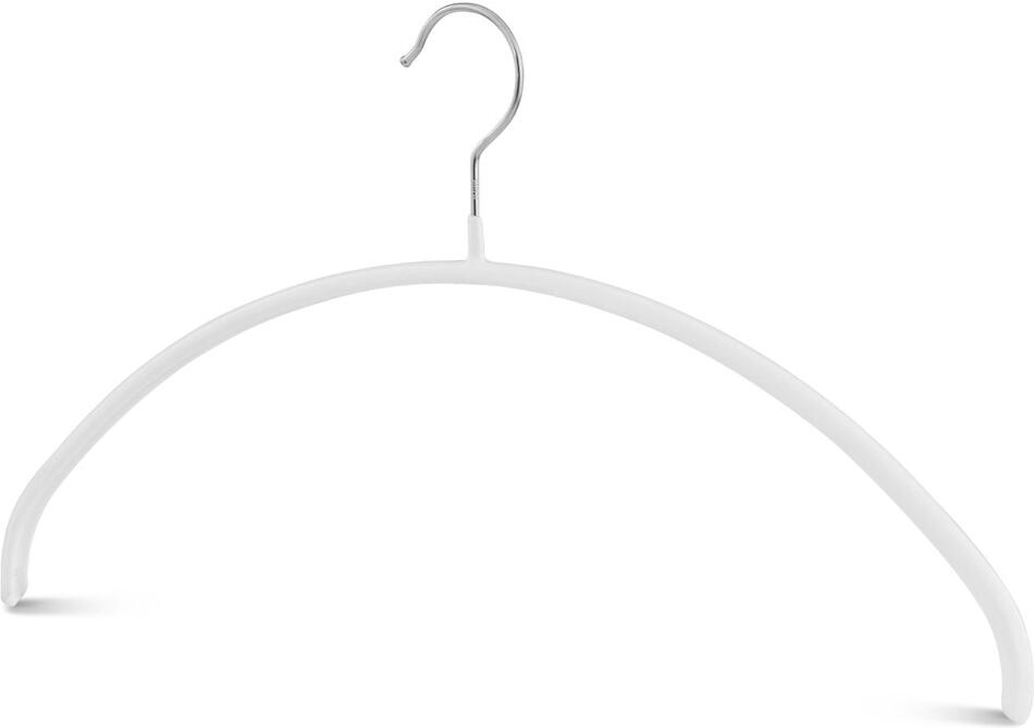 MAWA kovové ramínko ECONOMIC, protiskluzové, 40 cm, bílé, 10 ks