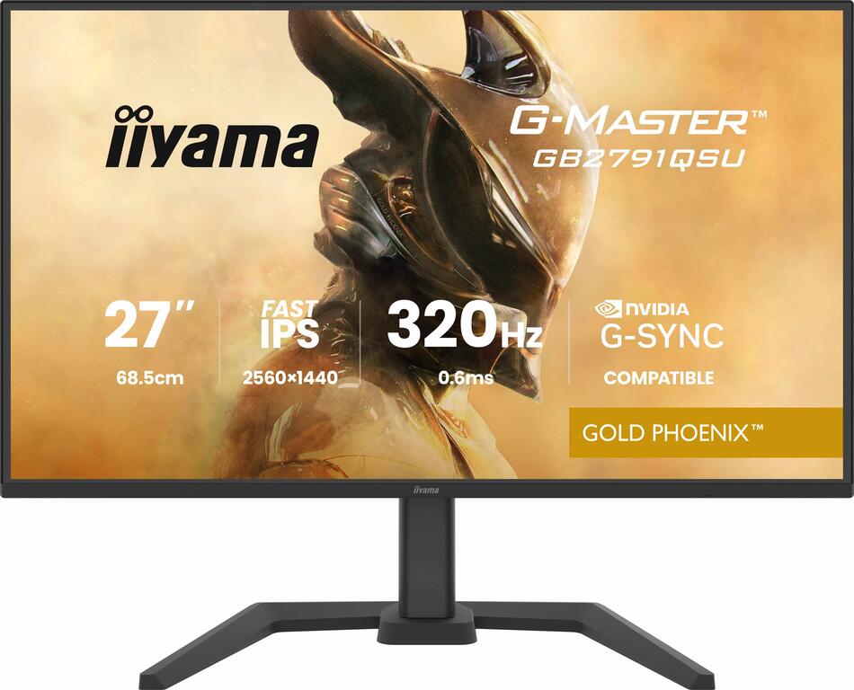 IIYAMA G-Master / GB2791QSU-B1 / 27" / IPS / QHD / 320Hz / 0,6ms / Černá / 3R