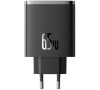 Nabíječka do sítě Baseus Cube Pro 65W, 2xUSB-C, 1xUSB černá