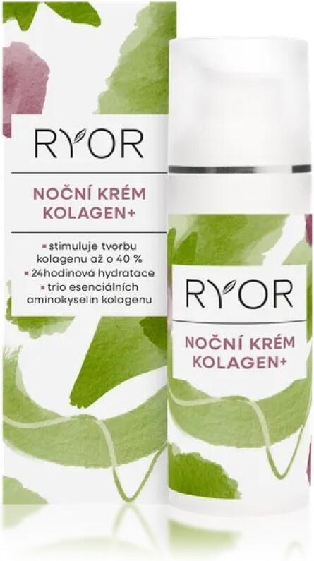 Ryor Kolagen+ noční krém v dávkovači, 50 ml