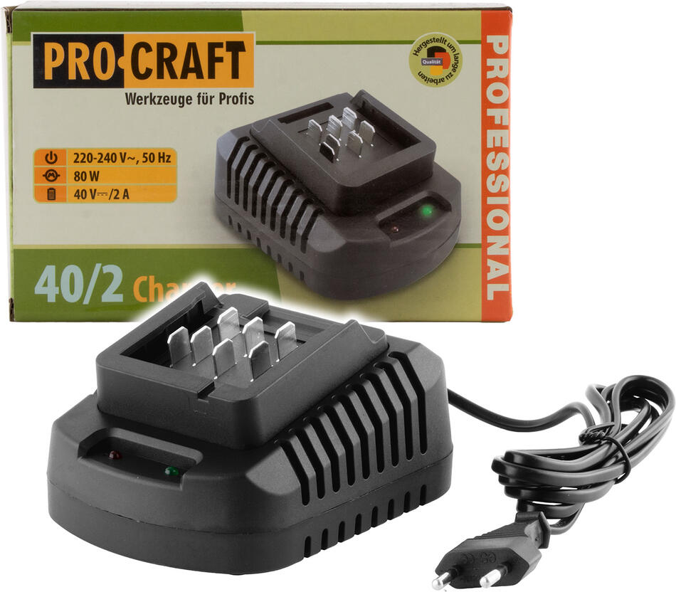 Nabíječka pro baterie 20/40 Li-ion baterie Procraft 40/2 / 40/2