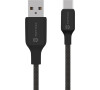 Tactical Stitch Thread Cable USB-A/USB-C 2m Black