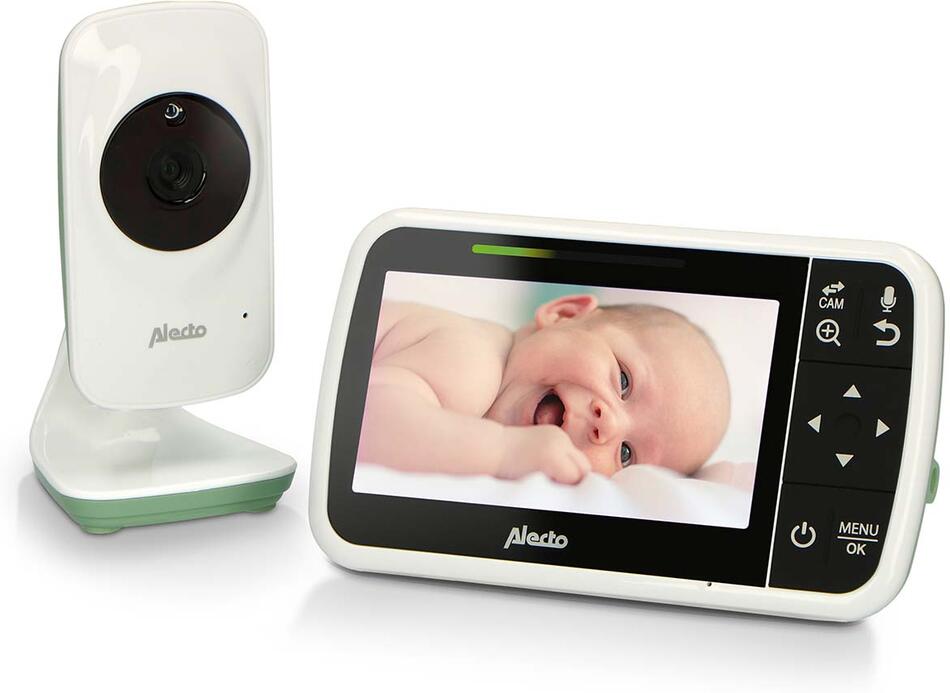 4,3palcová video chůvička Zelená Alecto DVM149GN