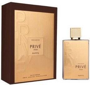 Parfémovaná voda Riiffs Privé Gold, 80 ml