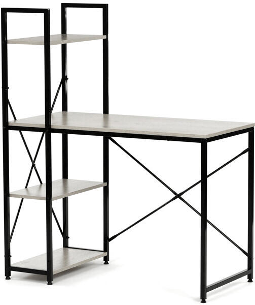 Pracovní stůl 100x48cm, mdf, bělený dub, GD-512 WT Autronic, Béžová