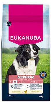 Eukanuba Dog Senior Medium rich in fresh Chicken 15kg