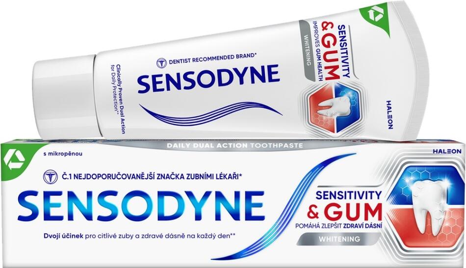 Sensodyne Sensitivity & Gum Whitening zubní pasta 75 ml
