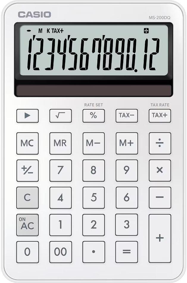 Kalkulačka CASIO MS 200 DQ WE