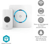 SmartLife Zvonek NEDIS WIFIDB11CWT