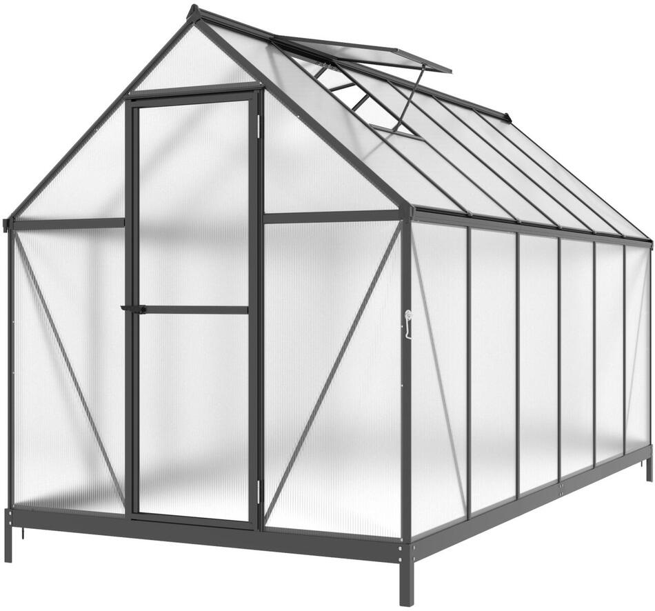 Skleník LANITPLAST SARANA 6x12 PC 4 mm černý LG4335