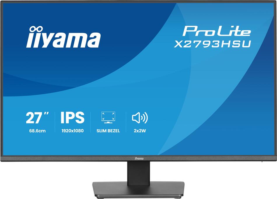 IIYAMA ProLite / X2793HSU-B1 / 27" / IPS / FHD / 120Hz / 1ms / Černá / 3R