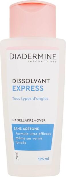 Odlakovač nehtů Diadermine Express Nail Polish Remover, 125 ml