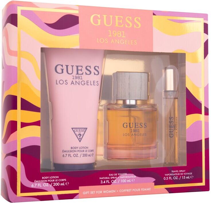 Toaletní voda GUESS Guess 1981 Los Angeles, 100 ml (SET3)