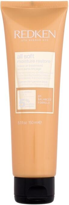 Bezoplachová péče Redken All Soft Moisture Restore Leave-In Treatment, 150 ml