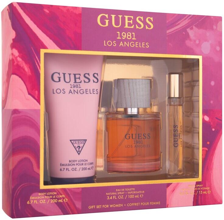 Toaletní voda GUESS Guess 1981 Los Angeles, 100 ml (SET3)