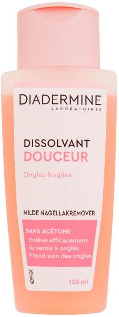 Odlakovač nehtů Diadermine Gentle Nail Polish Remover, 125 ml