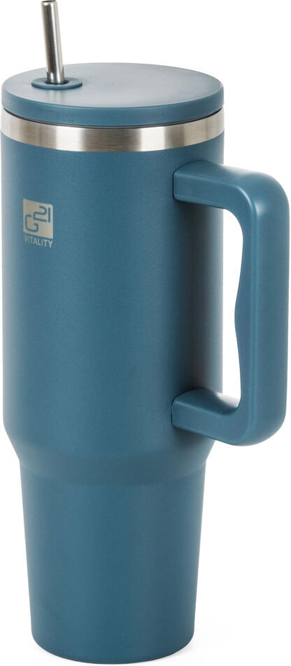 Termohrnek G21 FlowCup 1200 ml - grafitově modrý