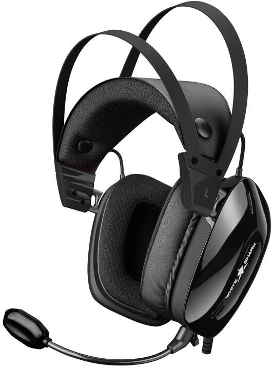 White Shark herní headset GOTTAN, pro PC, PS4/PS5, XBOX, Mac, černá (GOTTAN-B)