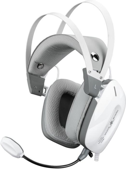 White Shark herní headset GOTTAN, pro PC, PS4/PS5, XBOX, Mac, bílá (GOTTAN-W)