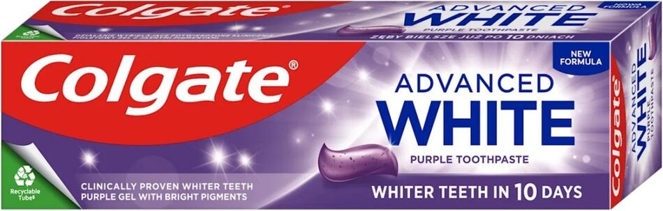 Colgate Advanced White Purple zubní pasta 75 ml