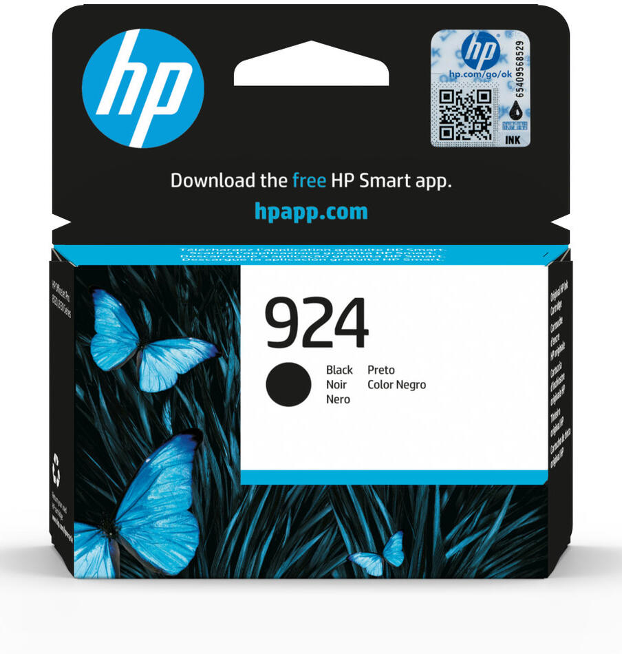 HP Ink Cartridge 925/Black/500 stran (4K0V9PE)