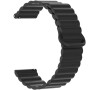 Řemínek silikonový magnetický, ALIGATOR 22mm, černý
