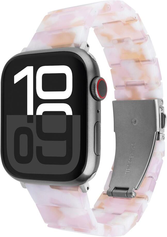 Resinový řemínek FIXED Resin Strap pro Apple Watch 38/40/41mm, Candy Pink