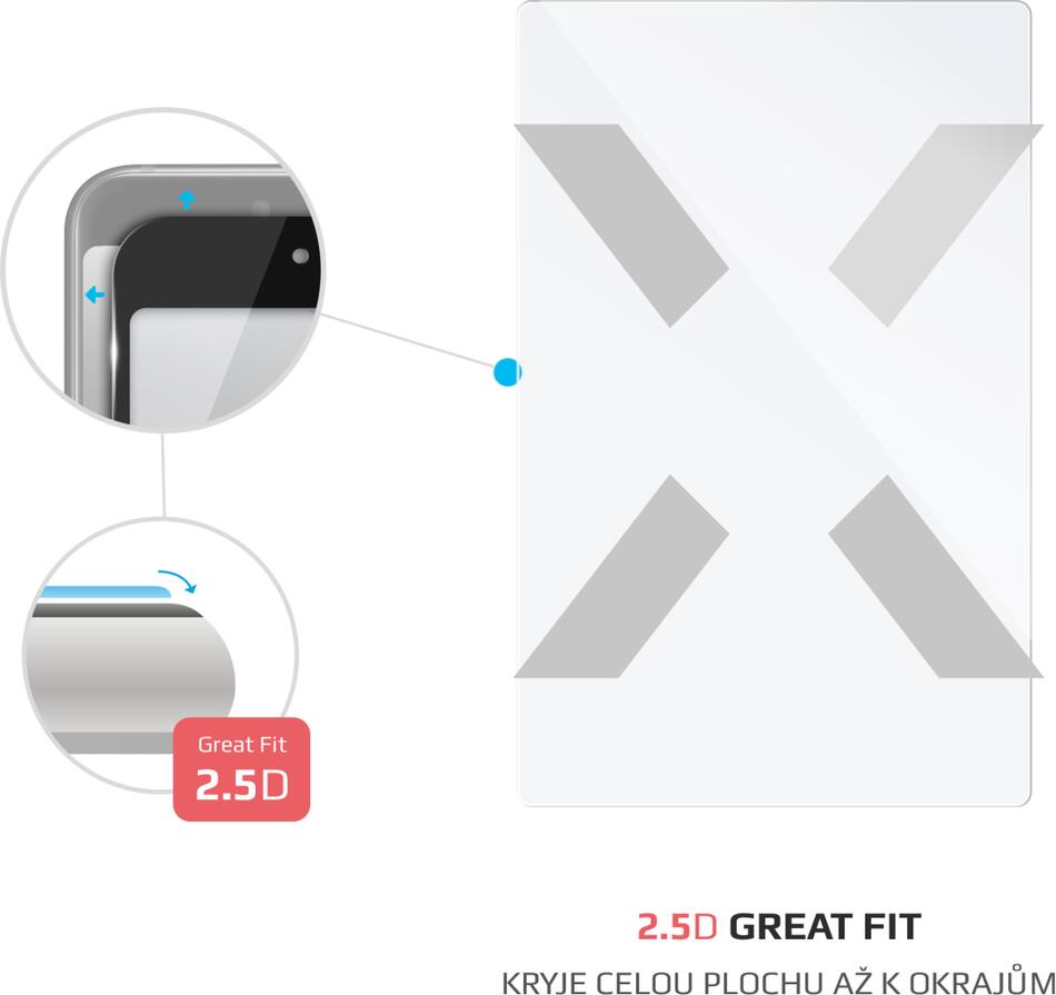 FIX Ochranné tvrzené sklo pro Honor Pad X8b, čiré