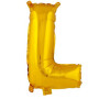 Balónek fóliový TORO písmenko "L" 30cm