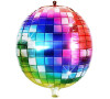 Balónek fóliový TORO 61cm disco koule