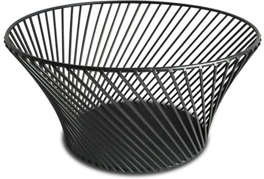 Drátěná mísa na ovoce KITCHISIMO černá ?25,5cm