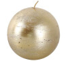TORO SVÍČKA KOULE, PRŮMĚR 8CM, ZLATÁ
