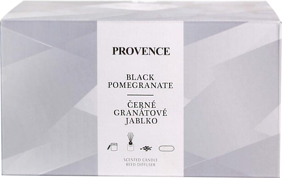 Dárková sada Black Pomegranate Provence svíčka a difuzér