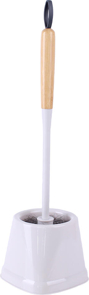 TORO WC SOUPRAVA ŠTĚTKA S MISKOU 43X12X12CM BAMBUS.RUKO