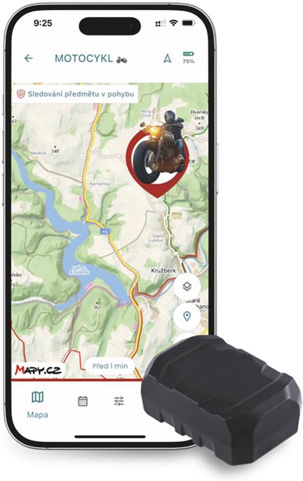 Senzor aktivit Mala GPS tracker hlídání majetku