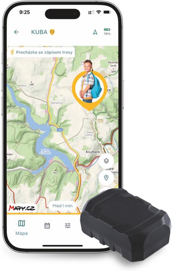 Senzor aktivit Mala GPS tracker pro osobní použití