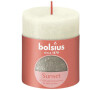 Bolsius SVÍČKA RUSTIK 80/68 SOFT PEARL/CHAMPAGNE