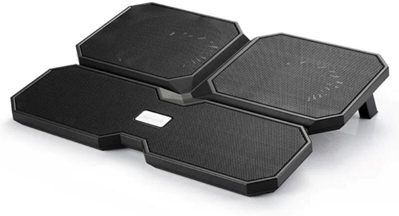 DEEPCOOL Chladící podložka Multi Core X6, pod notebook, černá (DP-N422-MCX6)