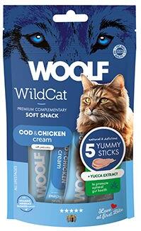 WOOLF WildCat Cream Functional Cod&Chicken 5x14g