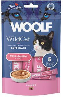 WOOLF WildCat Cream Regular Tuna&Salmon 5x14g