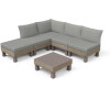 Zahradní nábytek Keter Elements 5místný modulární set ashwood