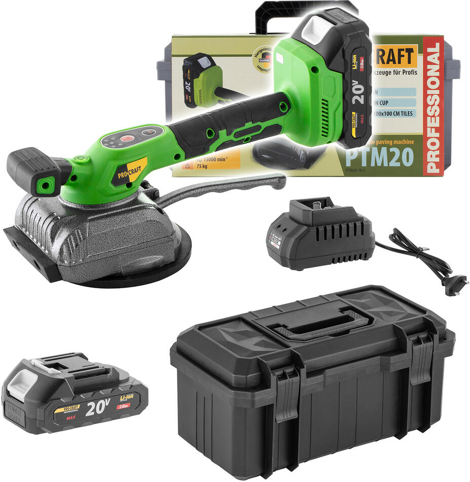Vibrační přísavka na dlažbu Procraft PTM20-1b-c / PTM20-1b-c