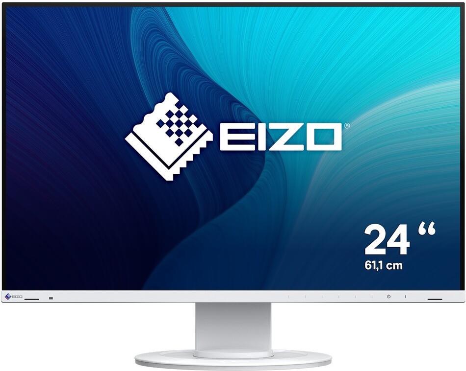 EIZO MT 24" EV2410R-WT FlexScan, IPS, 1920x1200, 350nit, 1300:1, 5ms, DisplayPort, HDMI, DVI-D, D-sub, USB, Repro, Bílý