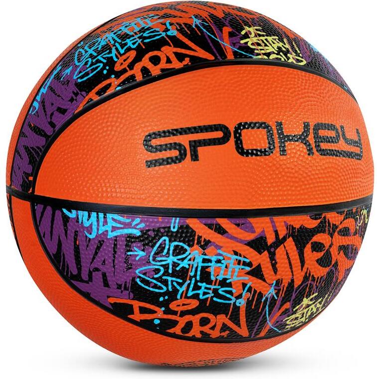 Spokey ACTIVE 5 Basketbalový míč, vel. 5, graffiti