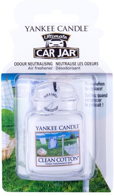 Vůně do auta Yankee Candle Clean Cotton Car Jar, 1 ml