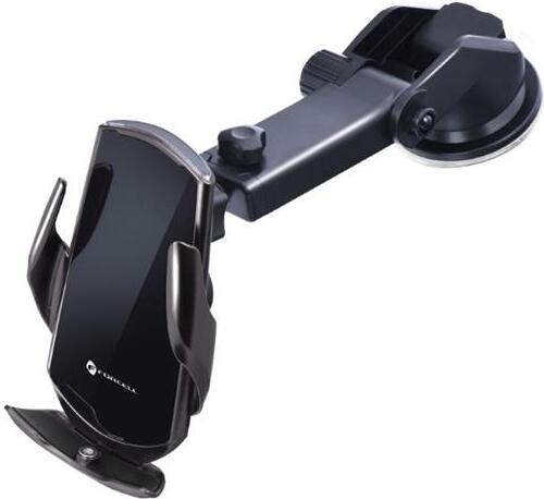 Držák do auta s nabíjením FORCELL F-Grip HS1 s přísavkou
