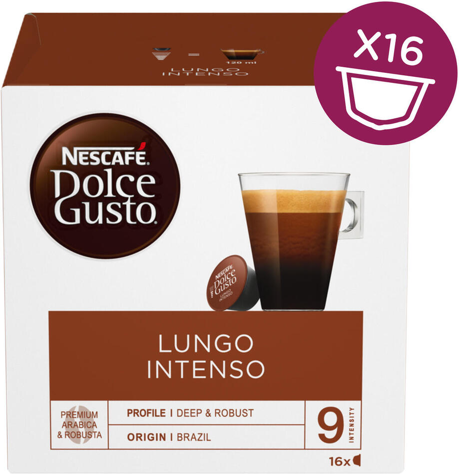 NESCAFÉ® Dolce Gusto® Lungo Intenso kávové kapsle 16 ks