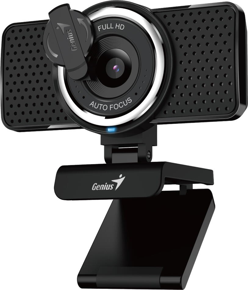 GENIUS webová kamera ECam 8020AF/ Full HD 1080P/ automatické ostření/ USB-C/ USB/ mikrofon/ kryt soukromí (32200014400)